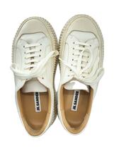 JIL SANDER◆ローカットスニーカー/37/WHT/レザー/J15WS0002_画像3