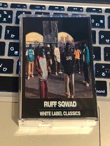 CD attaching CASSETTE TAPE RUFF SQWAD WHITE LABEL CLASSICS*