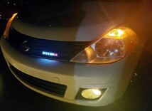 NISMO 光る LED フロント エンブレム 日産 350Z 370Z フェアレディZ GT-R マーチ _画像6