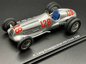 レア SPARK 1/43 Mercedes Benz W125 Twin Rear Wheel Hill Climbs 1939 送料410円