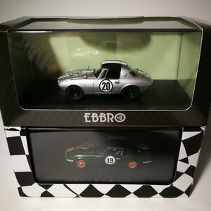 ★ EBBRO 1/43 トヨタ800 & ロータス・エラン26R 浮谷東次郎 1965船橋CCC 優勝2台セット ★