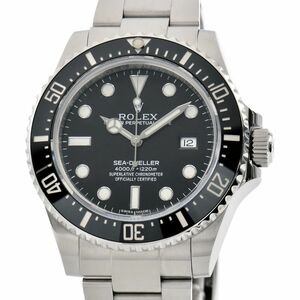 [3 -моя гарантия] Rolex Men's Seedweller 116600 Случайный банк бродяга дайверы дата смотрит на черные автоматические часы Используются бесплатная доставка