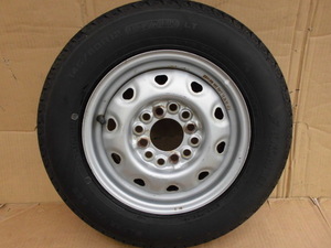 送料激安 ￥1500円～ 軽自動車 箱バン 軽トラ 145/80R12 80/78N LT 12X4J 12H SUPER VAN 356 1本 スペア 2022年製 