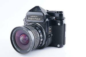 PENTAX 67 TTL + PENTAX SMC 55mm f4 中判フィルムカメラ　レンズキット　バケペン　希少カメラ　ビンテージ　ジャンク品