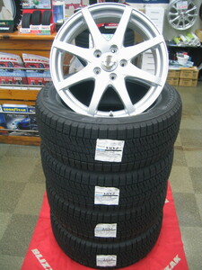 ブリヂストン 国産 スタッドレス タイヤ ブリザック VRX2 205/55R17 205/55-17 ＆ アルミホイール 新品 4本 税込み 即納OK 日産 キックス