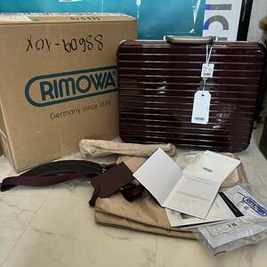 【即決/即納】新品未使用/保管品 RIMOWA リモワ LIMBO リンボ アタッシュケース ビジネスケース トランク カラモナレッド 14L 881.09.34.0