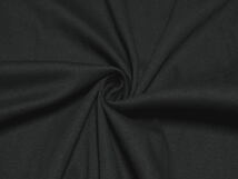 綿100 度詰系フライスニット やや薄～中間 ソフト黒13.6mW巾最終_画像4
