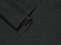 綿100 度詰系フライスニット やや薄～中間 ソフト黒13.6mW巾最終_画像2