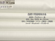 綿100 ブッチャー やや薄 ソフト 微張り 微透過 白 10m シャツ_画像1