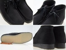 新品/CLARKS ORIGINALS/クラークス オリジナルズ/WALLABEE BOOT/ワラビー ブーツ/BLACK SUEDE/ブラック スエード/黒/26155517/26.0cm_画像3