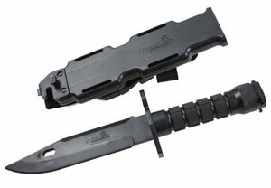 【vaps_5】プラスチック ゴム製 M9 トレーニングナイフ セット サバゲー コスプレ 送込