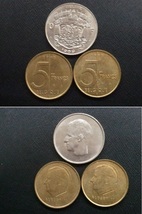 ☆【外国硬貨・貨幣・コイン コレクション】ベルギー フラン硬貨 約404ｇ/旧硬貨 白銅貨 黄銅貨 銅貨☆_画像5
