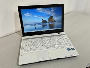 ノートPC LaVie LM550D Core i3-U380 Win10 Home中古品 SSD120G換装　メモリ8G 