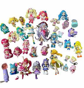 プリキュア フィギュア　スタンプ　キーホルダー　オールスター　まとめサイズアウト品