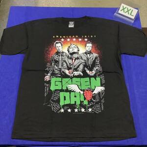 SR2D1. バンドデザインTシャツ　XXLサイズ　GREENDAY ⑤ グリーンデイ　黒