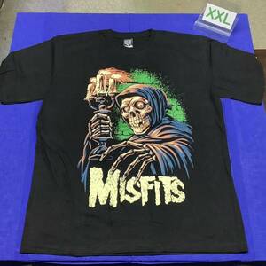 SR2D1. バンドデザインTシャツ　XXLサイズ　Misfits ① ミスフィッツ