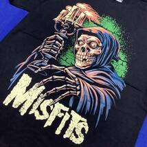 SR2C1. バンドデザインTシャツ　XLサイズ　Misfits ① ミスフィッツ　半袖 映画_画像6