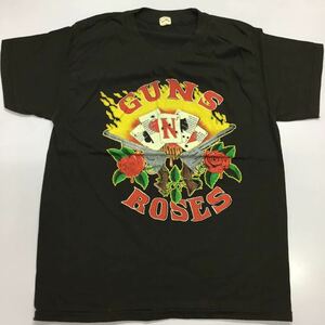 SR4B3♪ 両面プリントバンドデザイン半袖Tシャツ ガンズアンドローゼズ Lサイズ ⑥ GUNS N’ ROSES