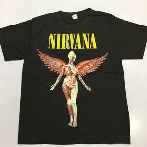 SR4B4♪ 両面プリントバンドデザイン半袖Tシャツ ニルヴァーナ Lサイズ ⑩ NIRVANA