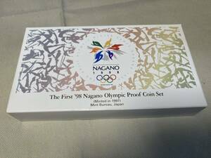 空箱　　　造幣局 長野 オリンピック 記念 プルーフコインセット貨幣　金貨セット　1997