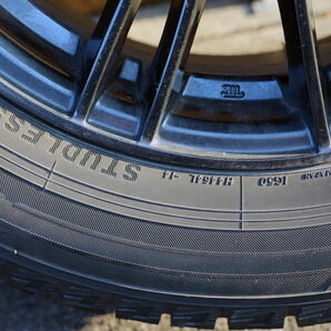 （C34）3か月のみ使用 バリ溝 YOKOHAMA iceGUARD iG50 PLUS スタッドレスタイヤ 4本セット 215/60R18 VELVAホイール トヨタ 国産車 委託品の画像4