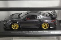 MINICHAMPS 1/18 ポルシェ 911 GT2 RS ( 991.2 ) ヴァイザッハ パッケージ PURPLE METALLIC_画像1