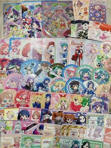 ☆大量☆ キラッとプリ☆チャン アイカツ! プリパラ アイドル系 まとめ売り コースター ポストカード シール 下敷き 限定 特典 非売品