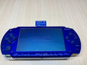 PSP1000ブルー　メモリースティック付き　SONY ソニー プレイステーションポータブル 