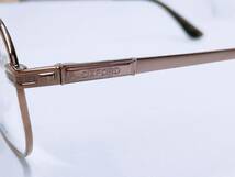 B56 メガネ メガネフレーム 眼鏡 OXFORD オクスフォード ブランド チタン ダブルブリッジ 20g レディース 女性 メンズ 男性 シンプル_画像3