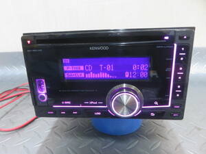 動作保証付/W3639/ケンウッド　DPX-U700　CDプレーヤー　USB CD iPhone ipod AUX 2DIN　CD 再生OK 電源配線付き