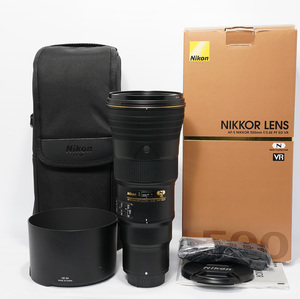 即決 美品 動作保証 Nikon AF-S NIKKOR 500mm F5.6E PF ED VR 保護フィルター、箱、ケース付き