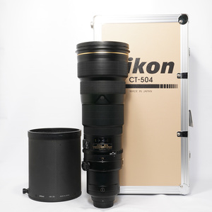 即決 ニコン AF-S NIKKOR 500mm F4G ED VR Wimberley三脚座装着 実用品