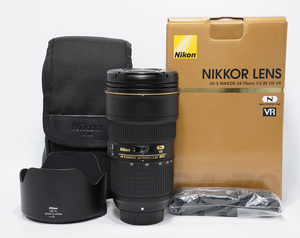 美品 動作保証 Nikon ニコン AF-S NIKKOR 24-70mm F2.8E ED VR 箱、ケース付き