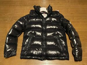 【正規輸入品】’23年5月高級クリーニング施工済 程度非常に良好です！Moncler MAYA TG0 シャイニーブラック モンクレール マヤ