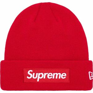 新品 Supreme 23AW New Era Box Logo Beanie シュプリーム ニュー エラ ボックス ロゴ ビーニー Red レッド 赤