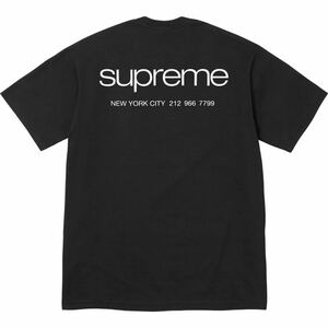 新品 Supreme 23AW NYC Tee シュプリーム ニューヨーク Tシャツ Black ブラック 黒 XL XLarge