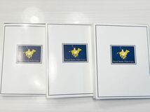 (送料無料)新品未使用品 ギフト解体品 日本製 Royal Barks Polo Cup フェイスタオル 3枚セット ☆サイズ 約35㎝×約82㎝☆素材 綿100%_画像4