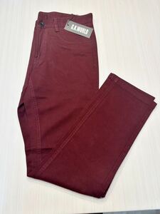 ( free shipping ) new goods unused goods G.K.WORLD men's color jeans * size waist 83 total height approximately 104., length of the legs approximately 80.* material cotton 95% ton cell 4% other 