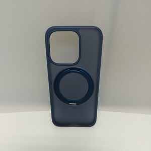 y122605fm TORRAS iPhone 14 Pro 用 ケース 縦横両対応 360度 回転スタンド Magsafe 対応 ブルー
