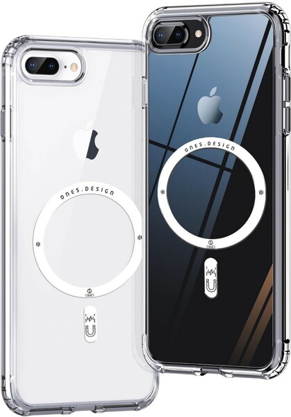 y120613fm ONES HD全透明 iPhone 8 Plus / 7 Plus ハードケース 耐衝撃 滑り止め 