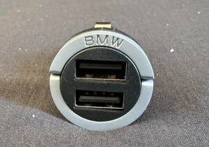 【中古】デュアル USB チャージャー シガーソケット BMW適合 純正 アクセサリー 急速充電 全車種適合