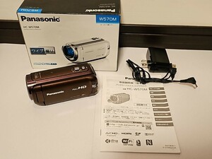 Panasonic パナソニック デジタル ビデオカメラ HC-W570M ブラウン 訳あり