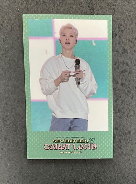 【ホシ】seventeen caratland global 特典 フォトカード トレカ ポラロイド