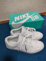 NIKE SB ナイキ エスビー DH7505-100 Force 58 Premium White フォース 58 プレミアム メンズ スニーカー 靴 シューズ ホワイト 27.5cm_画像1