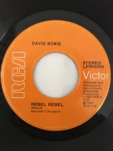 ■UKオリジ7■DAVID BOWIE-デヴィッド・ボウイ/REBEL REBEL b/w QUEEN BITCH 1974年 英RCA 音圧抜群 CS付！