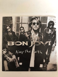 ■UKオリジ7■BON JOVI-ボン・ジョヴィ/KEEP THE FAITH b/w I WISH EVERYDAY COULD BE LIKE CHRISTMAS 1992年 英MERCURY EX！