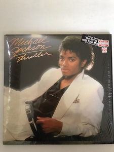 ■USオリジ■MICHAEL JACKSON / THRILLER 1982年 米EPIC マト1E/1F シュリンク＆HYPEステッカー美品！