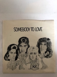 ■UKオリジ7■QUEEN-クイーン/SOMEBODY TO LOVE b/w WHITE MAN 1976年 英EMI 貴重ピクチャースリーヴ！