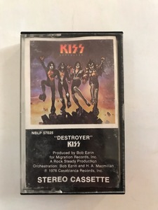 ■貴重USオリジナルカセット■KISS-キッス/DESTROYER 1976年 米CASABLANCA 初版！