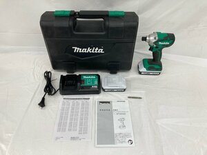 makita　マキタ　充電式インパクトドライバ　MTD002D / 充電器　DC18SG / バッテリー　BL1820G　ケース付き　通電〇【BLAB9027】
